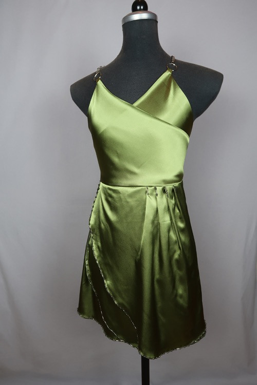 green dress 