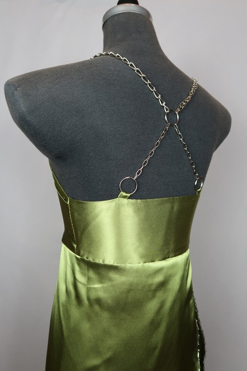 green dress 