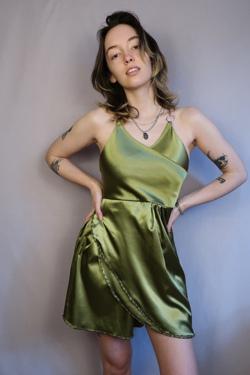 green dress 