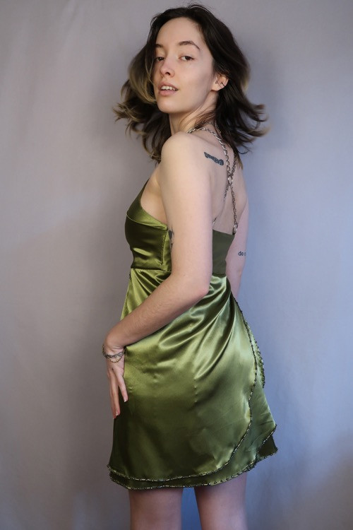 green dress 