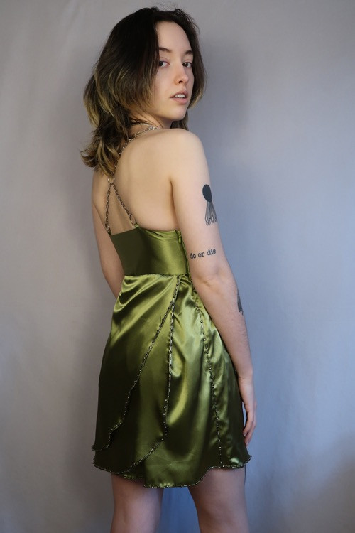green dress 